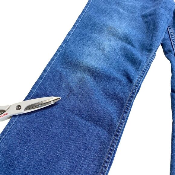 Vintage 90s Orange Tab Levi’s Action Blue Jeans Sz 38/31 - Picture 12 of 16